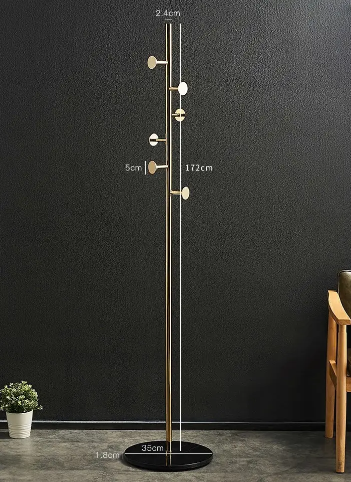Premium Gold-Plated Stainless Steel Clothes Rack | Elegant & Refined