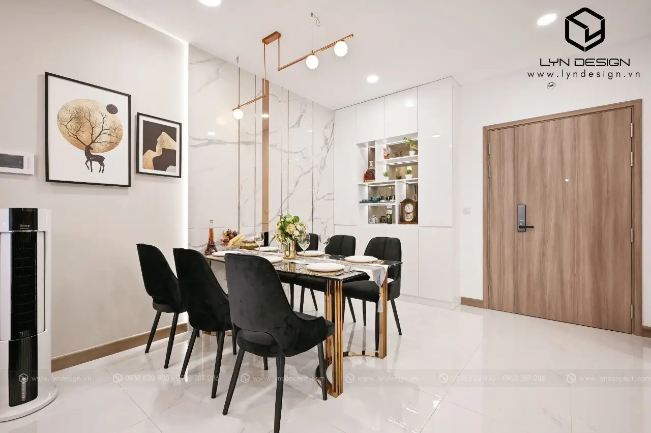 Hình Ảnh Thực Tế Sau Khi Thi Công Nội Thất Căn Hộ 2 Phòng Ngủ - Sunwah Pearl