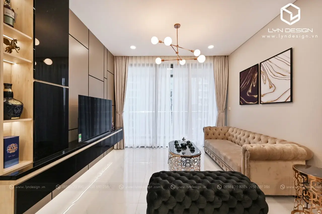 Hình Ảnh Thực Tế Sau Khi Thi Công Nội Thất Căn Hộ 2 Phòng Ngủ - Sunwah Pearl