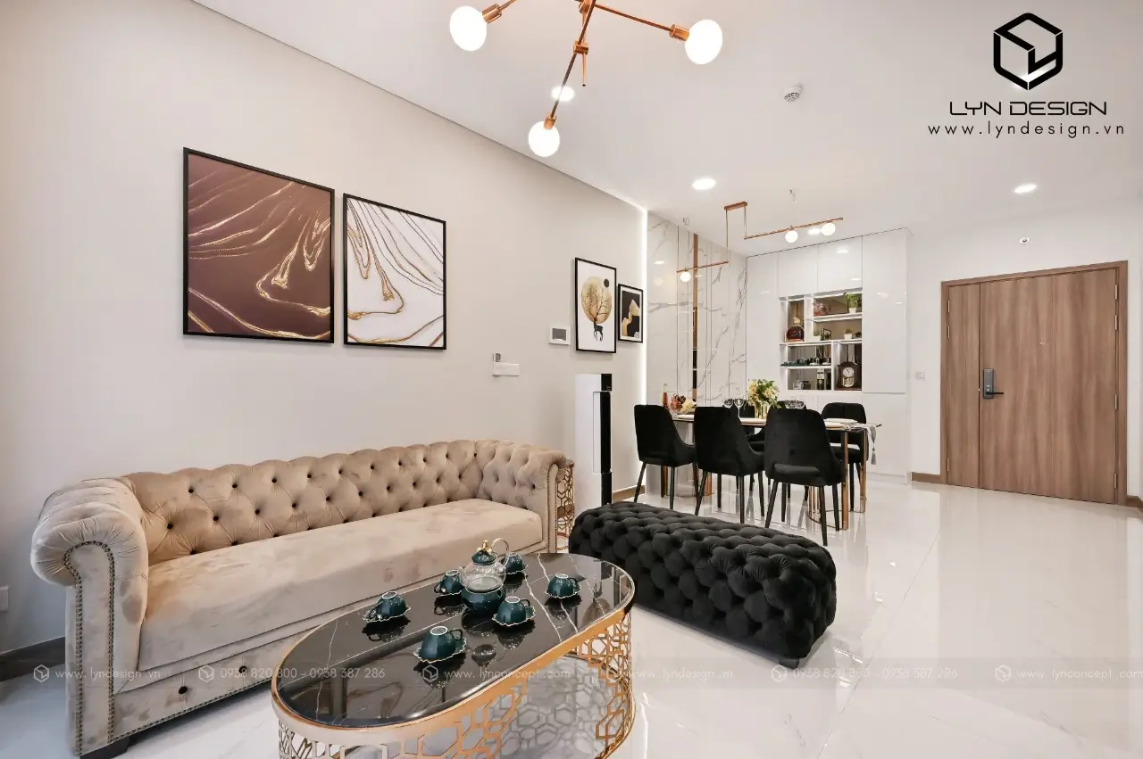 Hình Ảnh Thực Tế Sau Khi Thi Công Nội Thất Căn Hộ 2 Phòng Ngủ - Sunwah Pearl
