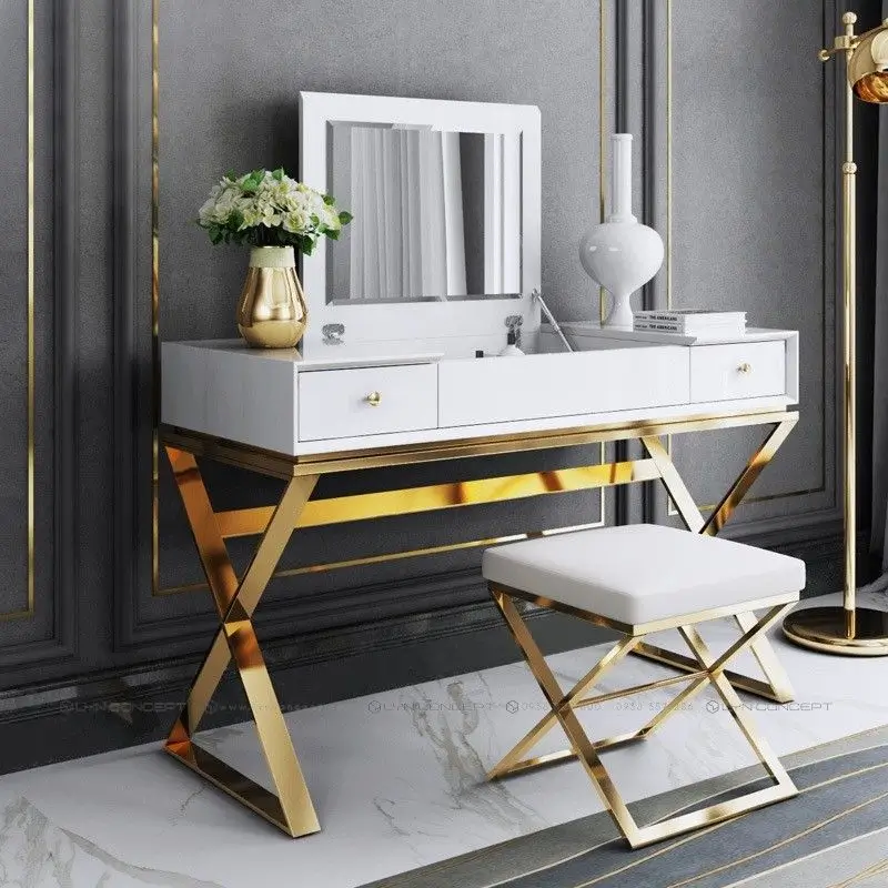 Ưu Điểm Của Bàn Trang Điểm Gỗ Sơn 2k Cao Cấp