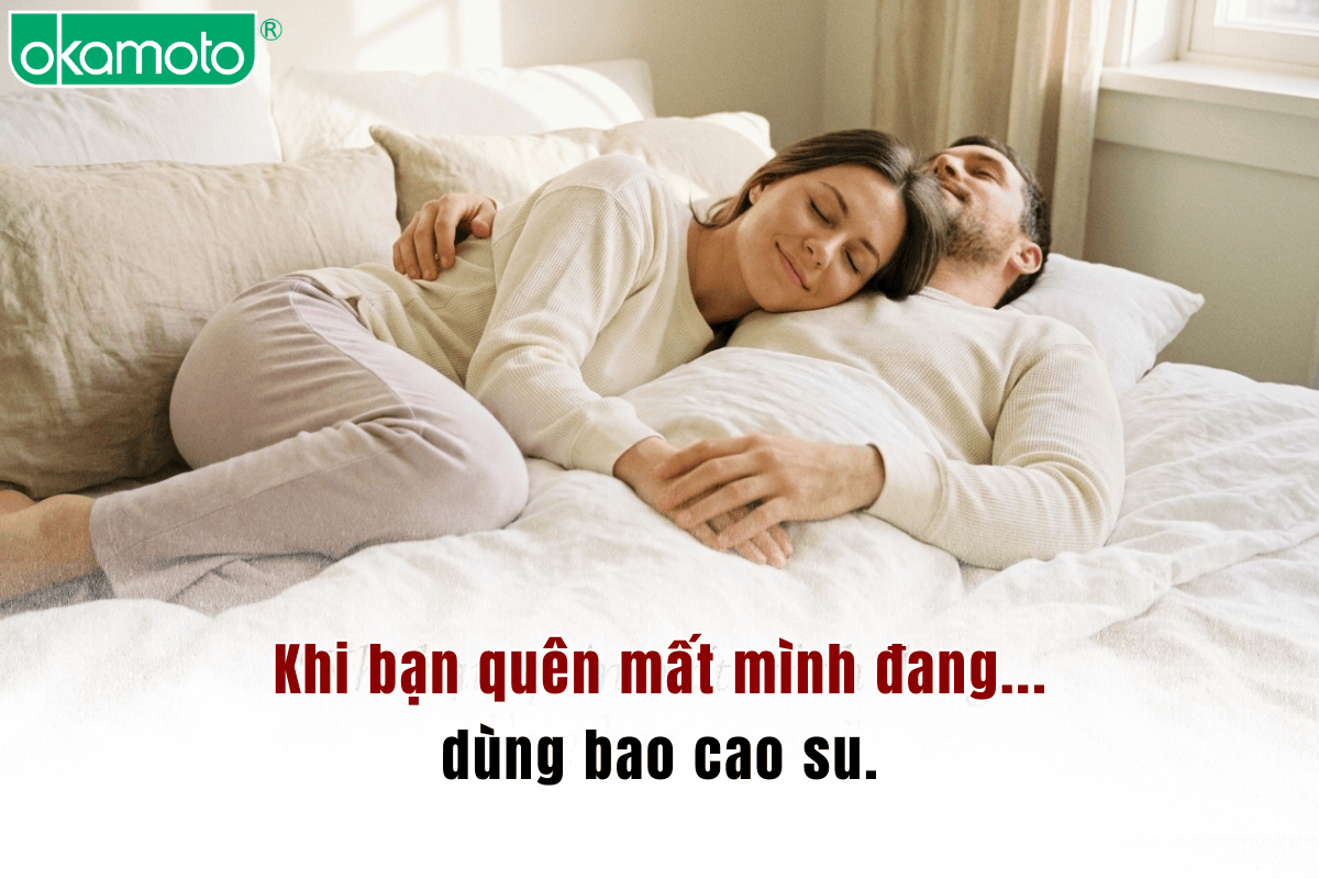 Khi bạn quên mất mình đang… dùng bao cao su