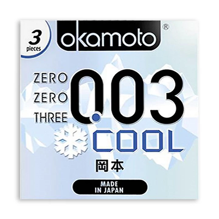 Bao cao su Okamoto Cool hộp 3 cái