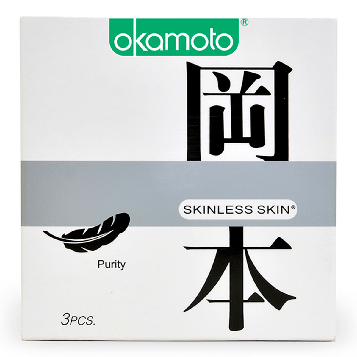 Bao cao su Okamoto Purity hộp 3 cái