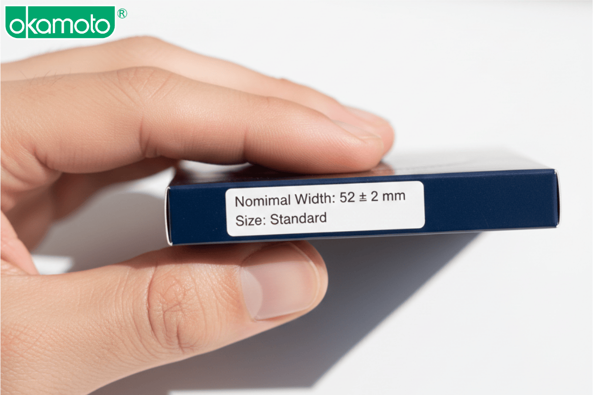 kich co bao cao su nam nominal width duoc ghi o dau