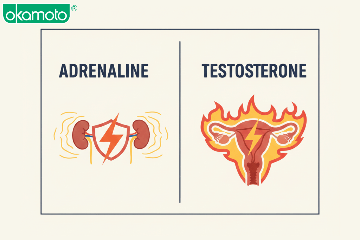 hormone adrenaline testosterone ảnh hưởng khoái cảm