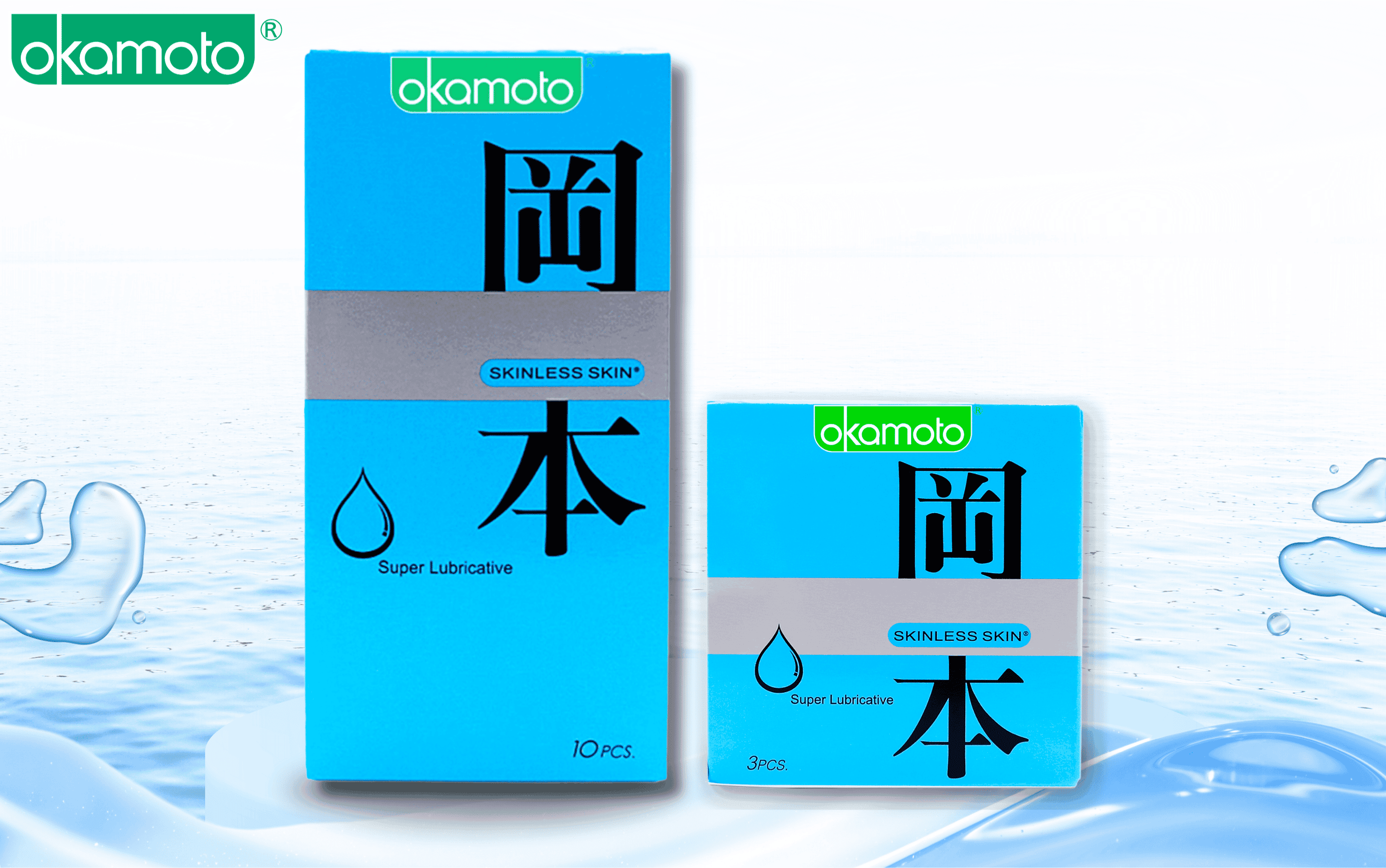Okamoto Skinless Skin Super Lubricative siêu mỏng và trơn mượt