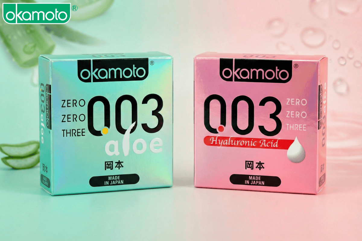 OKAMOTO 0.03 giúp giảm áp lực tình dục và tăng thoải mái
