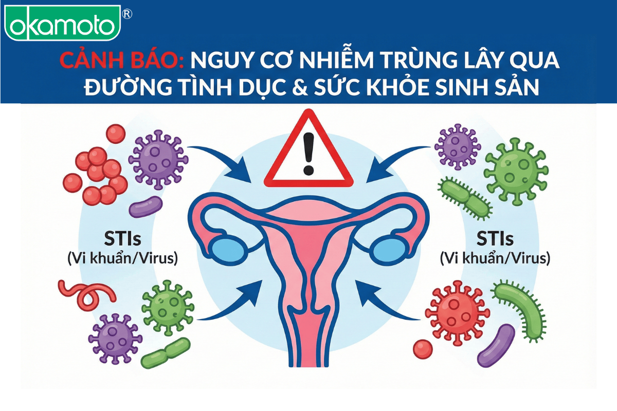 nguy cơ khi quan hệ lúc đến tháng theo y khoa