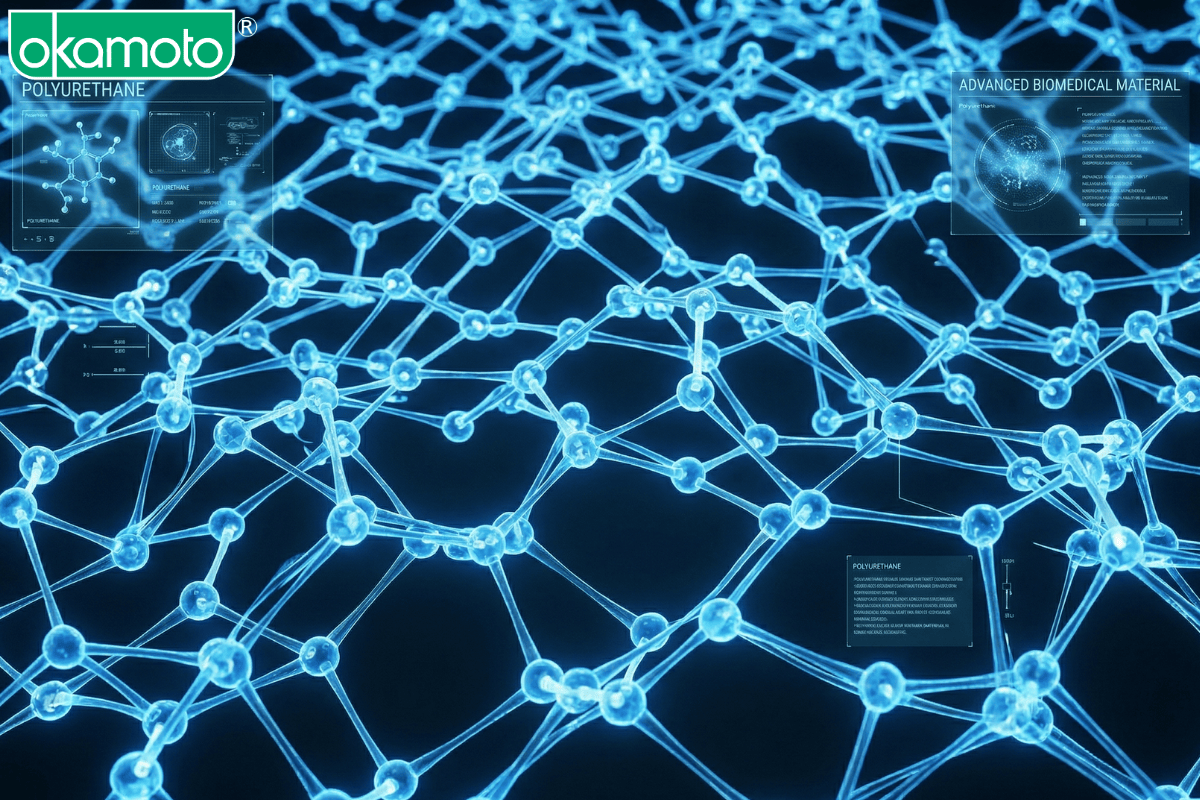 Cấu trúc phân tử bền vững của vật liệu Polyurethane y tế.