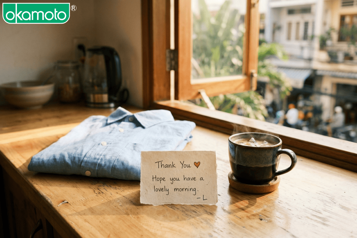 Mẩu giấy cảm ơn và thói quen ghi nhận công lao của bạn đời.