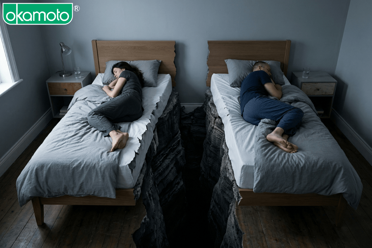 Sự cô đơn và khoảng cách tình cảm vợ chồng trên cùng một chiếc giường.