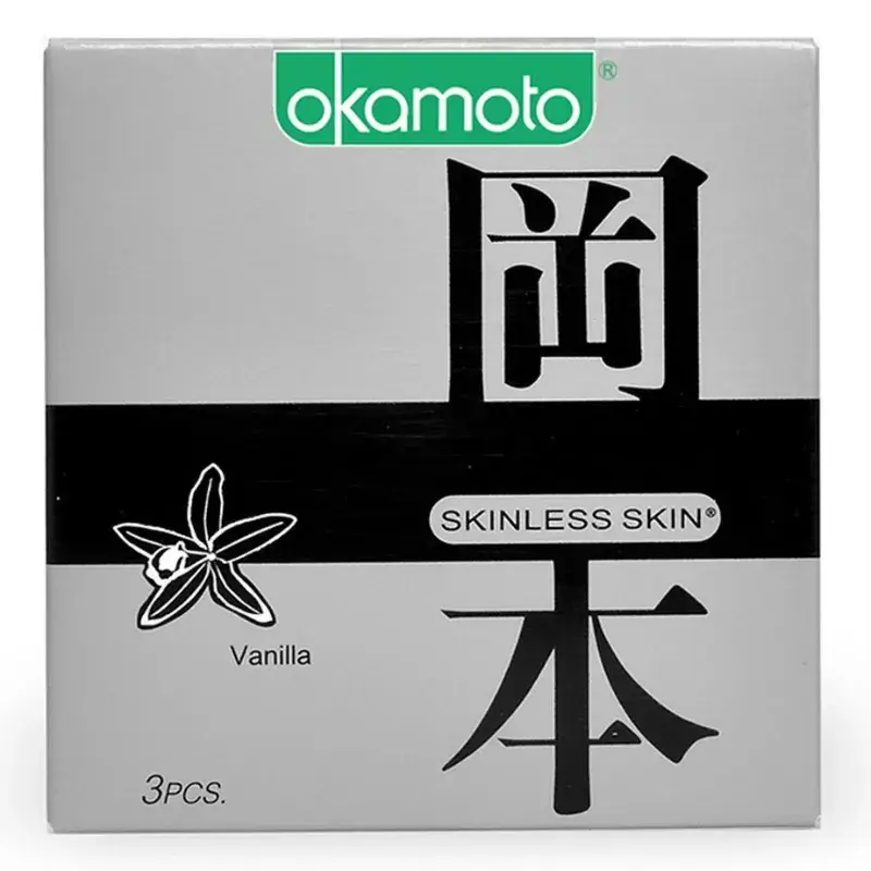 Combo Okamoto hương Vani hộp 3 cái