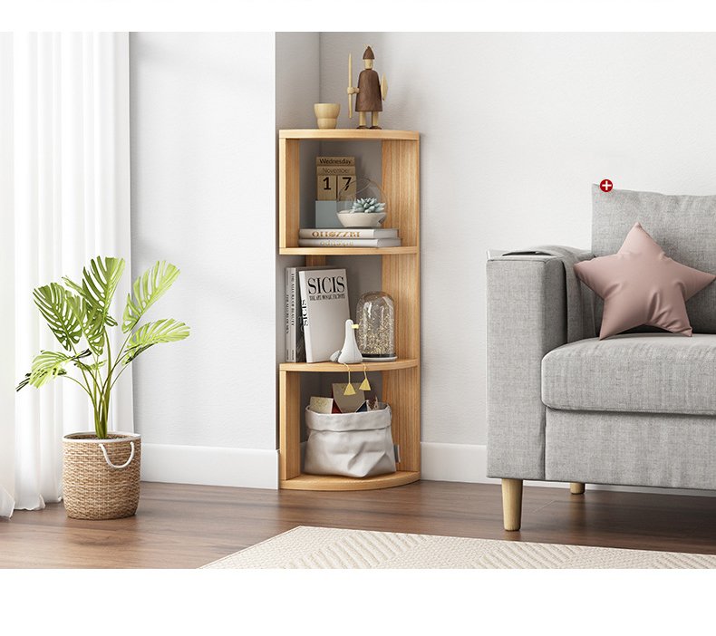 Kệ Góc Tường Kệ Góc Trang Trí Decor Mẫu Mới Bằng Gỗ Thông