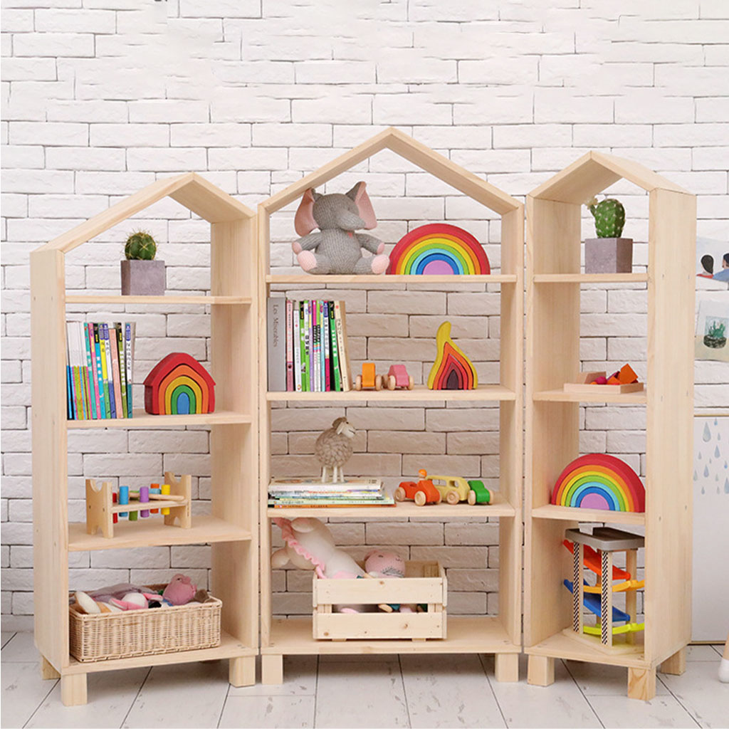 Kệ Đựng Đồ Chơi Montessori - Trang Trí Decor Phòng Học Mầm Non - Phòng Cho Bé
