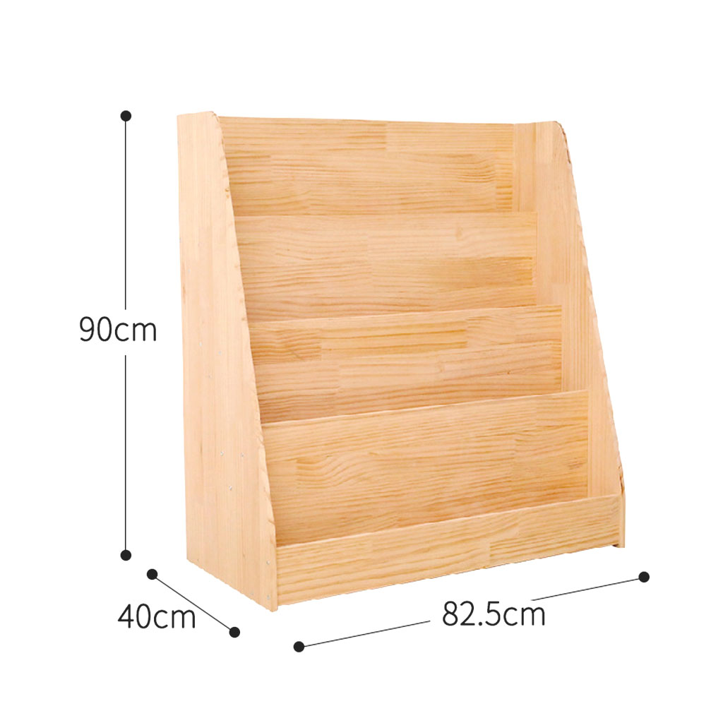 Giá Đựng Sách Bằng Gỗ Trang Trí Decor Phòng Cho Bé