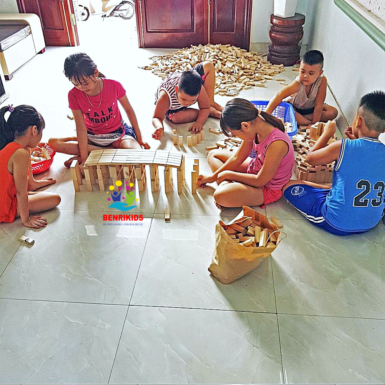 Đồ Chơi Rút Gỗ Loại Lớn - Đồ Chơi Xếp Hình Domino