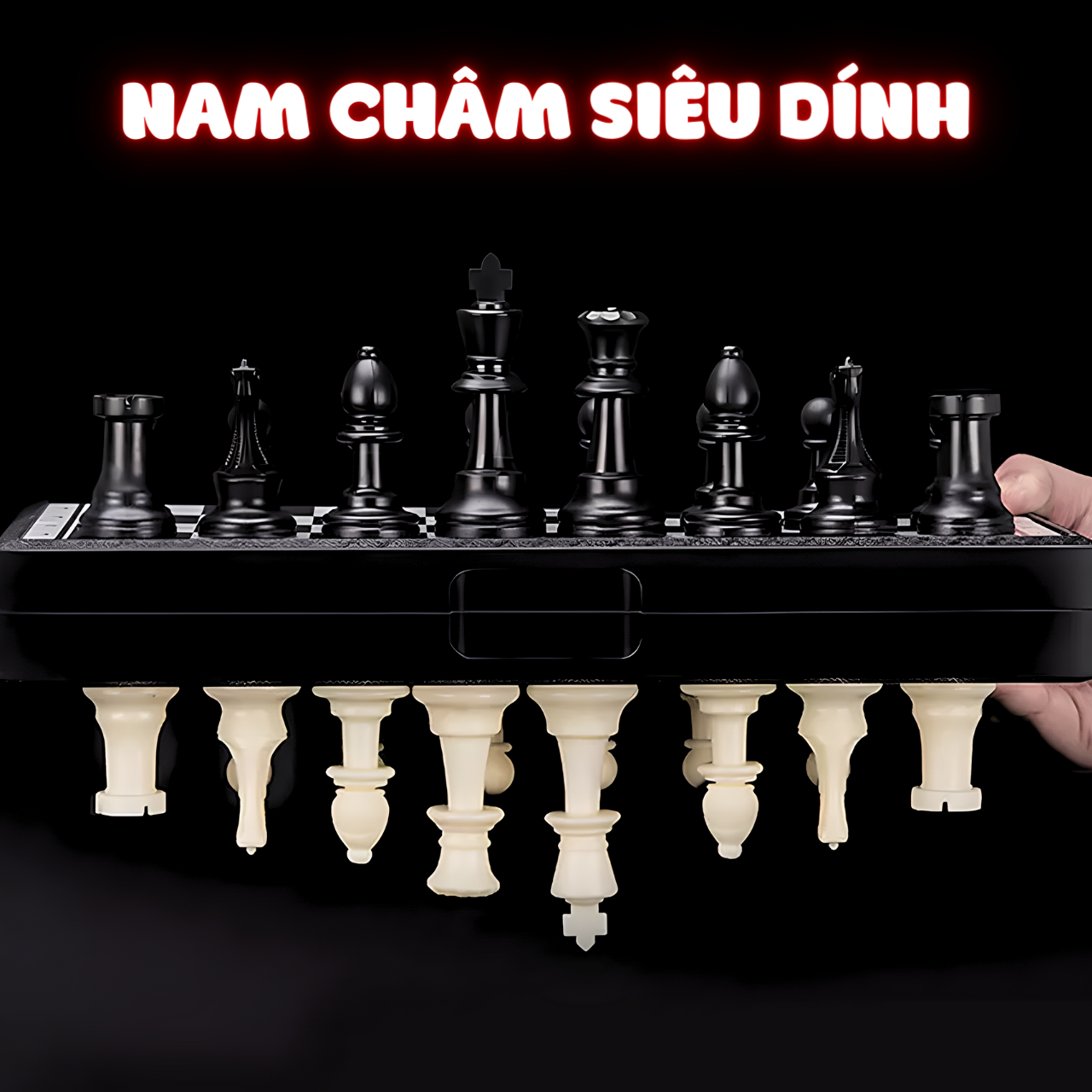 Cờ Vua Nam Châm Bằng Nhựa Kích Thước Lớn 42x42cm Theo Tiêu Chuẩn Quốc Tế