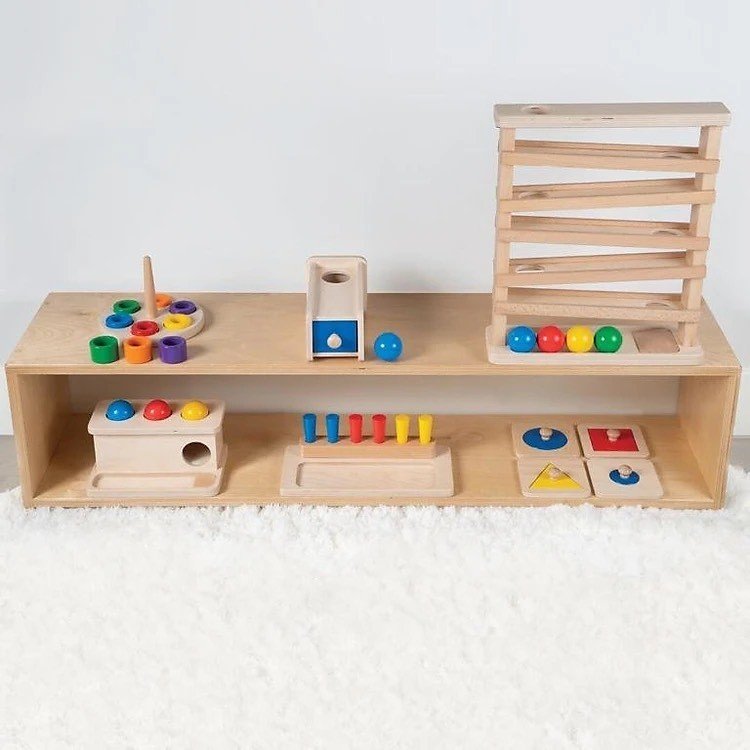 Kệ Đựng Đồ Montessori Thiết Kế Theo Yêu Cầu Cho Các Cơ Sở Giáo Dục