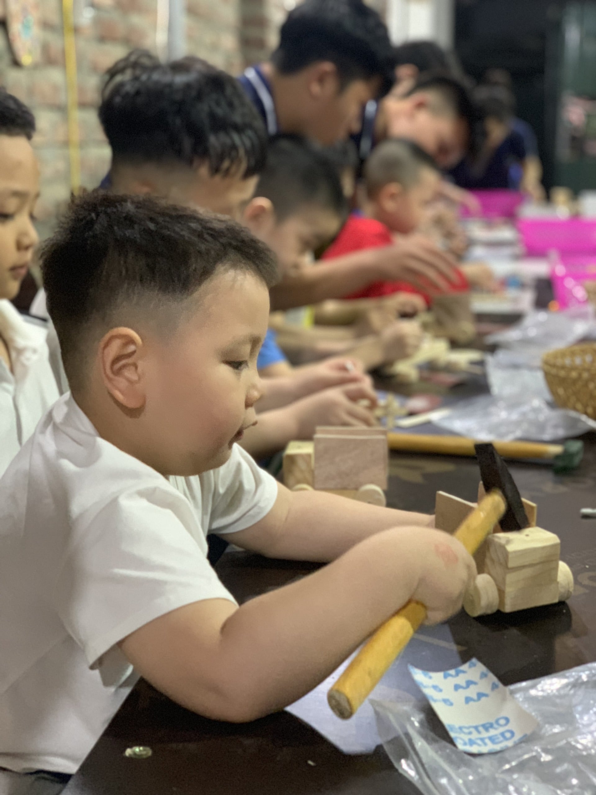 Buổi WorkShop Đáng Nhớ Của Các Bé Trường Mầm Non Việt Nhật Tại Xưởng Đồ Chơi Benrikids