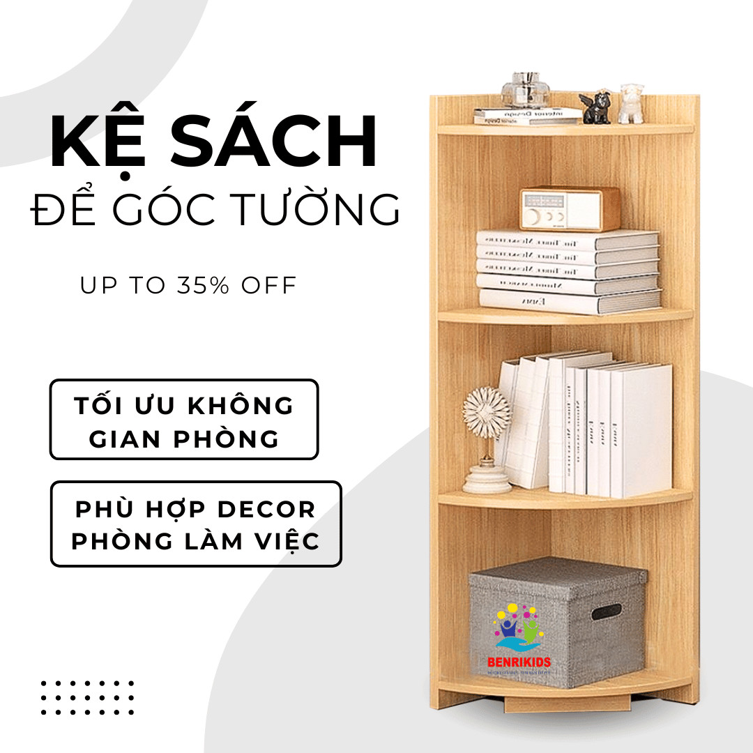 Kệ Góc Tường Kệ Góc Trang Trí Decor Mẫu Mới Bằng Gỗ Thông