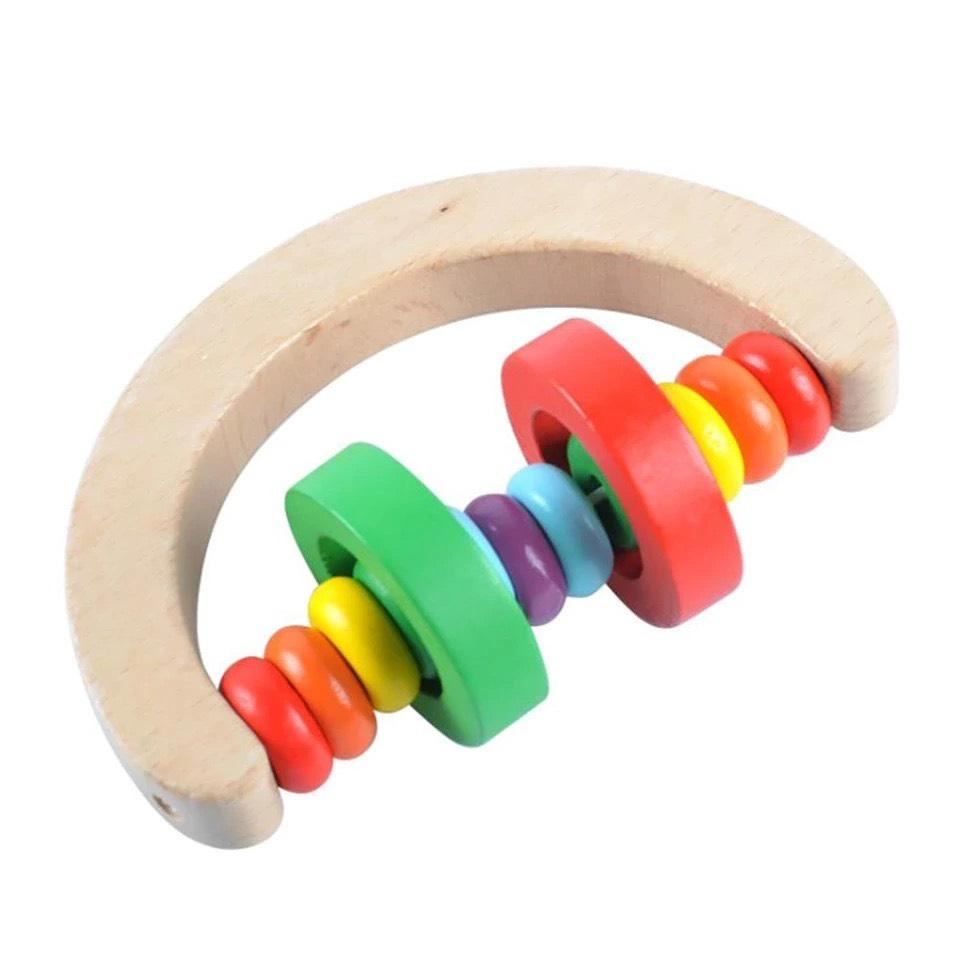 Bộ Xúc Xắc 5 Món Khác Nhau Bằng Gỗ Tự Nhiên Cho Bé Phát Triển Toàn Diện
