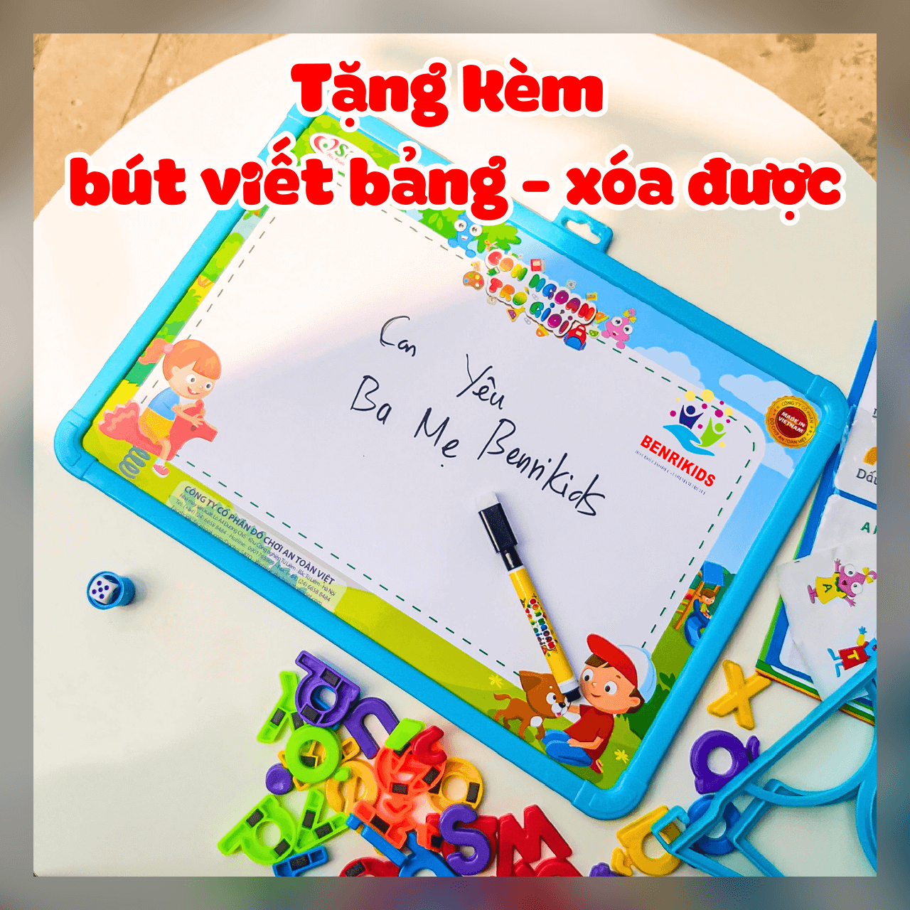 Bảng Nam Châm Giúp Bé Học Tiếng Anh Sato