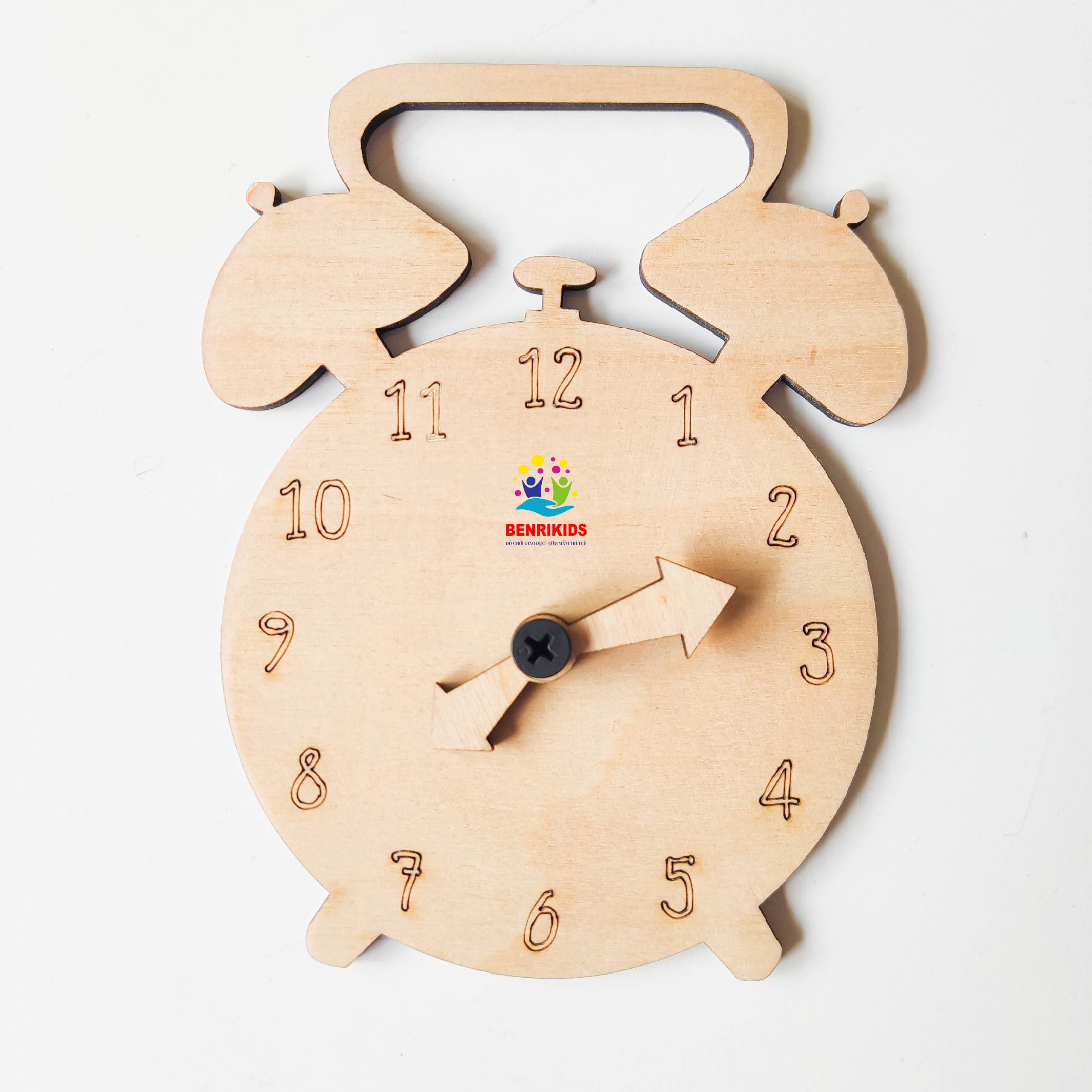 Đồng Hồ Mộc - Phụ Kiện Làm Bảng Bận Rộn Busy Board