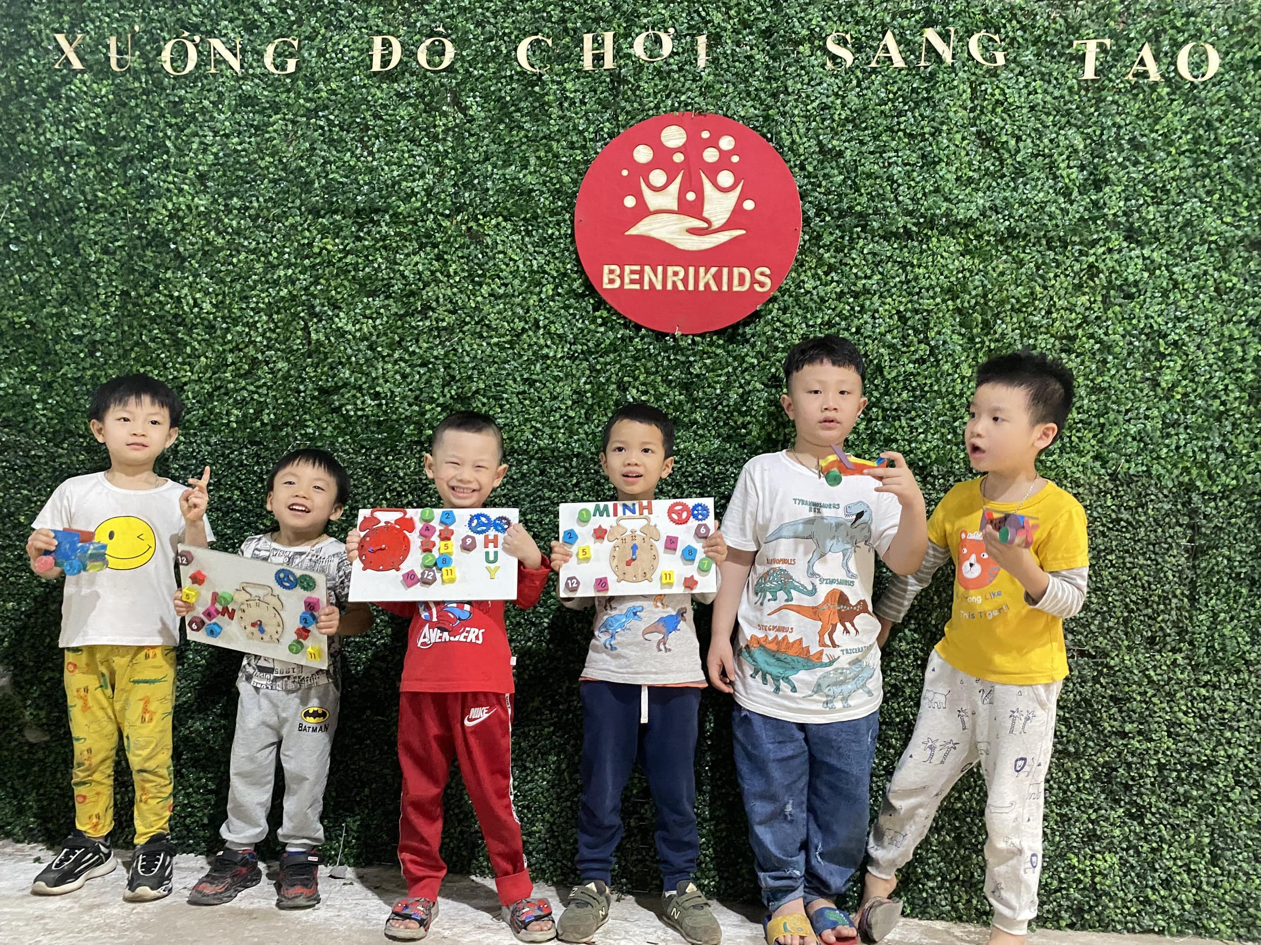 Buổi WorkShop Đáng Nhớ Của Các Bé Trường Mầm Non Việt Nhật Tại Xưởng Đồ Chơi Benrikids