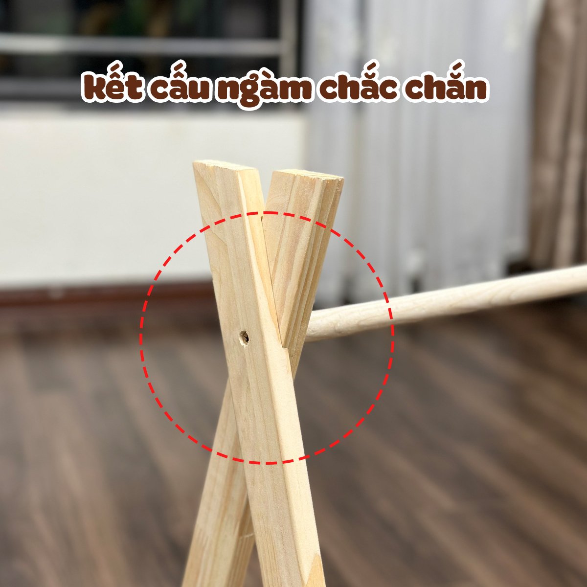 Kệ Gỗ Treo Nôi Kệ Chữ A Cho Bé Sơ Sinh Đồ Chơi Vận Động Rèn Luyện Đa Kỹ Năng Cho Bé