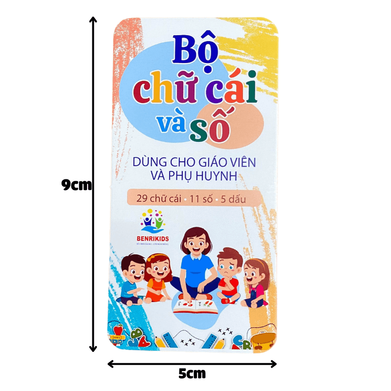 Thẻ Học Thông Minh, Trọn Bộ 42 Thẻ Chữ Cái và Số Cho Bé Tập Học Tiếng Việt và Nhận Biết Số Đếm Trong Toán Học