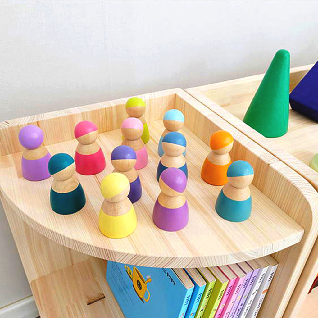 Combo Kệ Đựng Đồ Chơi Montessori Thiết Kế Nội Thất Mầm Non