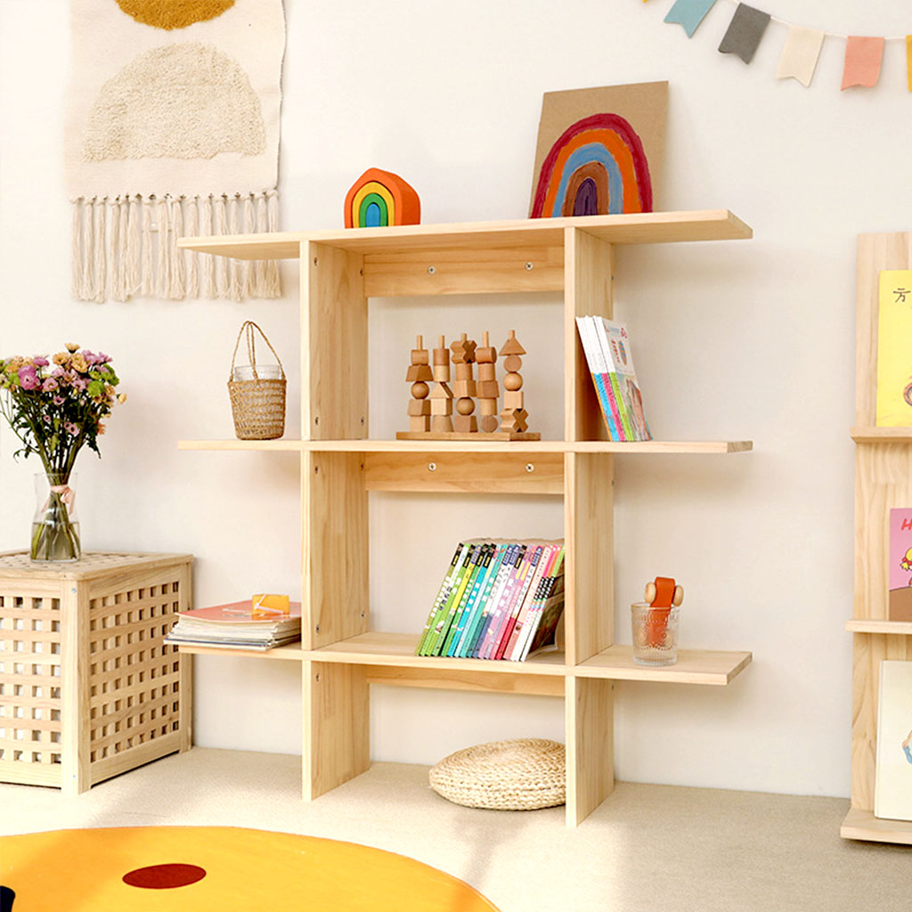 Kệ Đồ Chơi Montessori Cho Bé - Trang Trí Decor Phòng Cho Trẻ