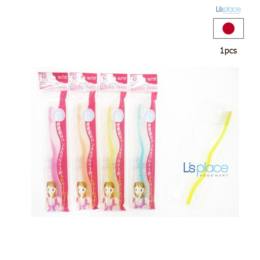 (1 CÁI) BÀN CHẢI ĐÁNH RĂNG NGƯỜI LỚN CÓ NẮP ĐẬY DR POLIR