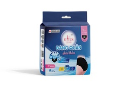 GÓI 2 BĂNG VỆ SINH QUẦN ELIS SIÊU THẤM MÀU ĐEN (SIZE M-L)