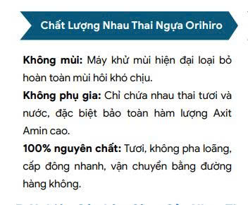 [DATE 10/2026] NƯỚC UỐNG COLLAGEN NHAU THAI NGỰA QUEEN PLACENTA ORIHIRO (HỘP 10 CHAI X 30ML)