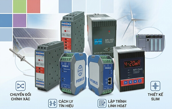 Bộ chuyển đổi tín hiệu Mirae Hàn Quốc và Primus Thái Lan - Ausotech Việt Nam