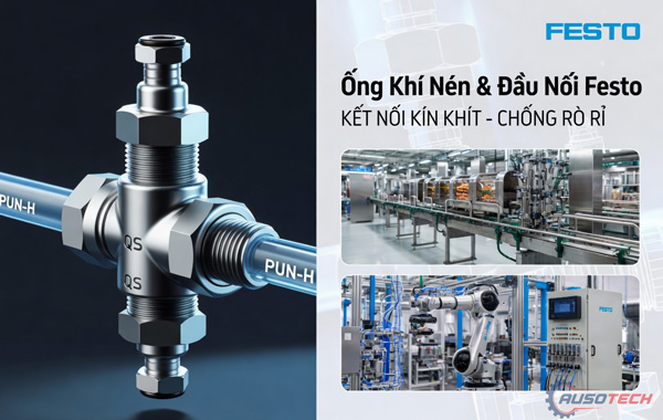 Ứng dụng của ống khí Festo và đầu nối khí Festo vào dây chuyền sản xuất của nhà máy