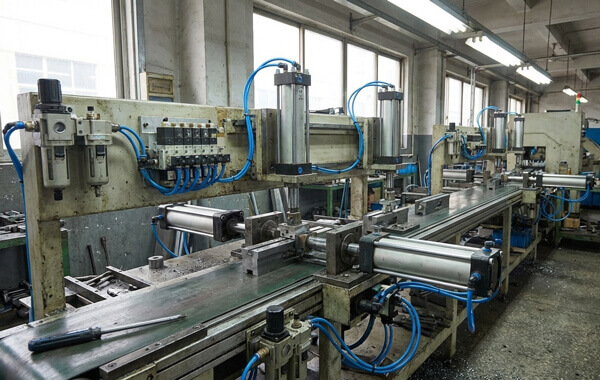 ứng dụng thiết bị khí nén trong dây chuyền sản xuất công nghiệp