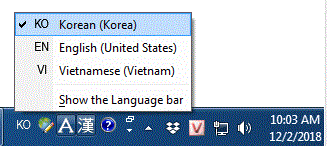 Hướng dẫn cài đặt bàn phím tiếng Hàn cho Windows7