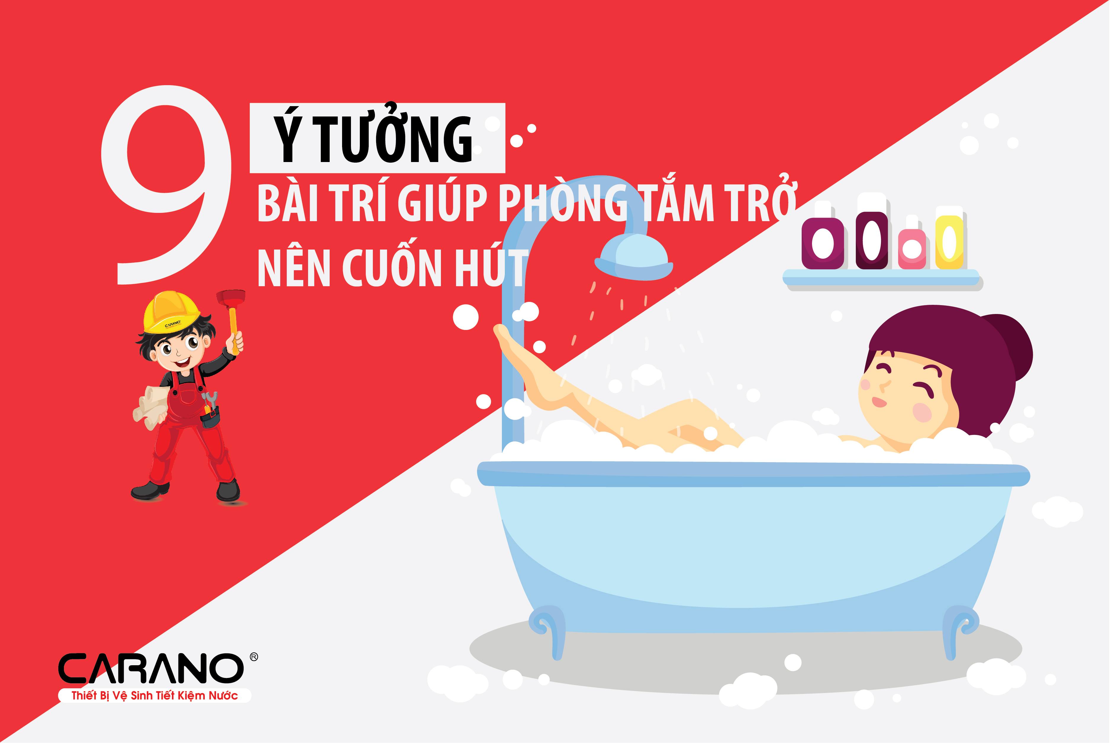 9 Ý TƯỞNG BÀI TRÍ GIÚP PHÒNG TẮM TRỞ NÊN CUỐN HÚT