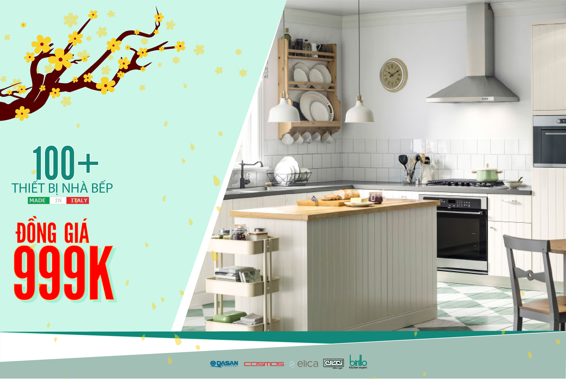 Đầu năm mua muối cuối năm mua thiết bị nhà bếp