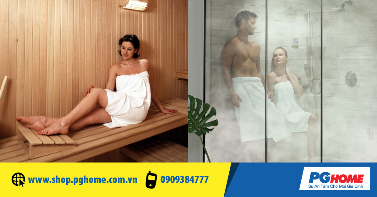 GIỮA PHÒNG TẮM XÔNG HƠI ƯỚT VÀ KHÔ - ĐÂU LÀ SỰ LỰA CHỌN CỦA BẠN?