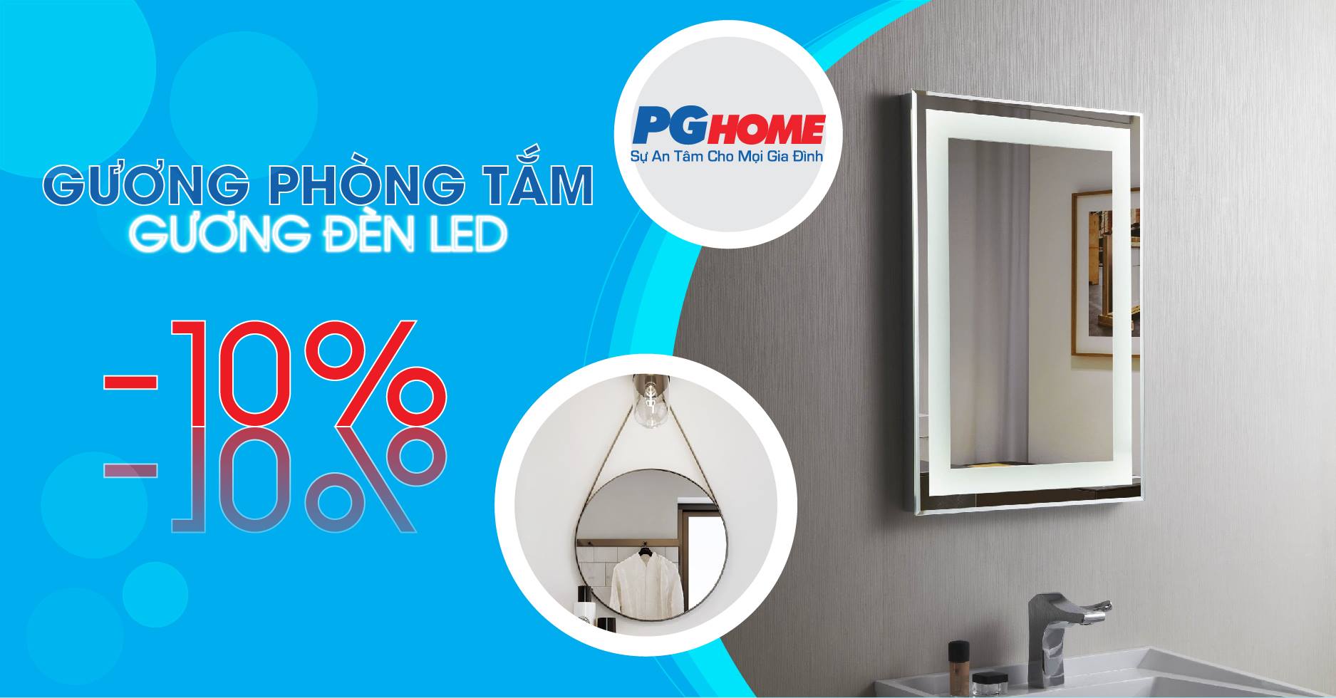 MUA GƯƠNG PHÒNG TẮM ĐỘC-ĐẸP-LẠ  - ĐẾN PGHOME