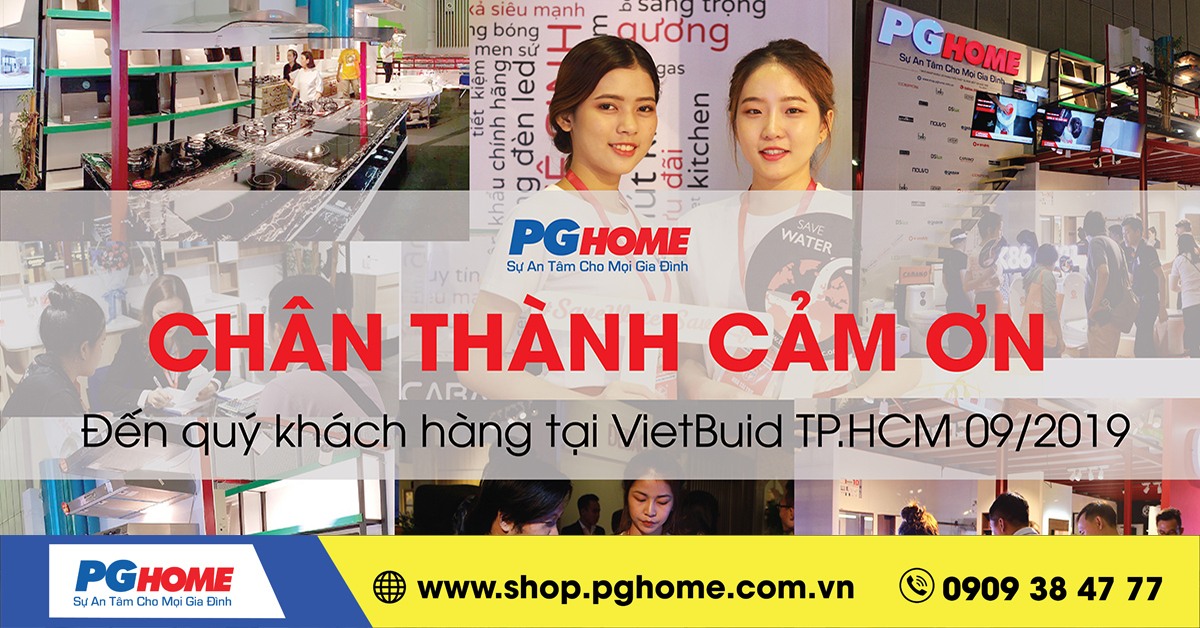 THƯ CẢM ƠN QUÝ KHÁCH HÀNG TẠI TRIỂN LÃM QUỐC TẾ VIETBUILD 09/2019 ...