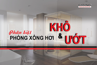 PHÂN BIỆT PHÒNG XÔNG HƠI KHÔ VÀ XÔNG HƠI ƯỚT