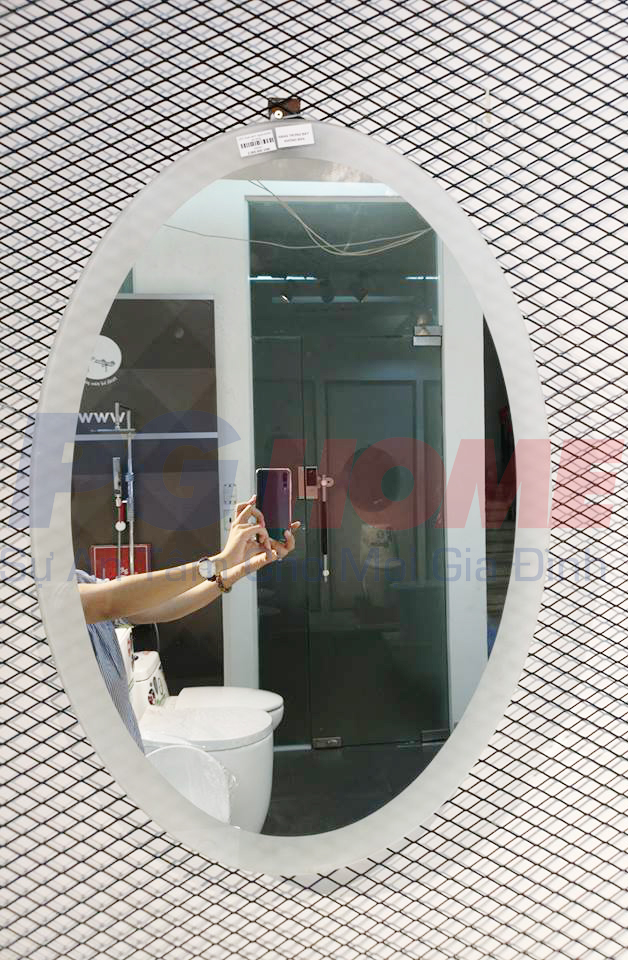 Gương đèn led oval ánh sáng trắng - MODEL 20028