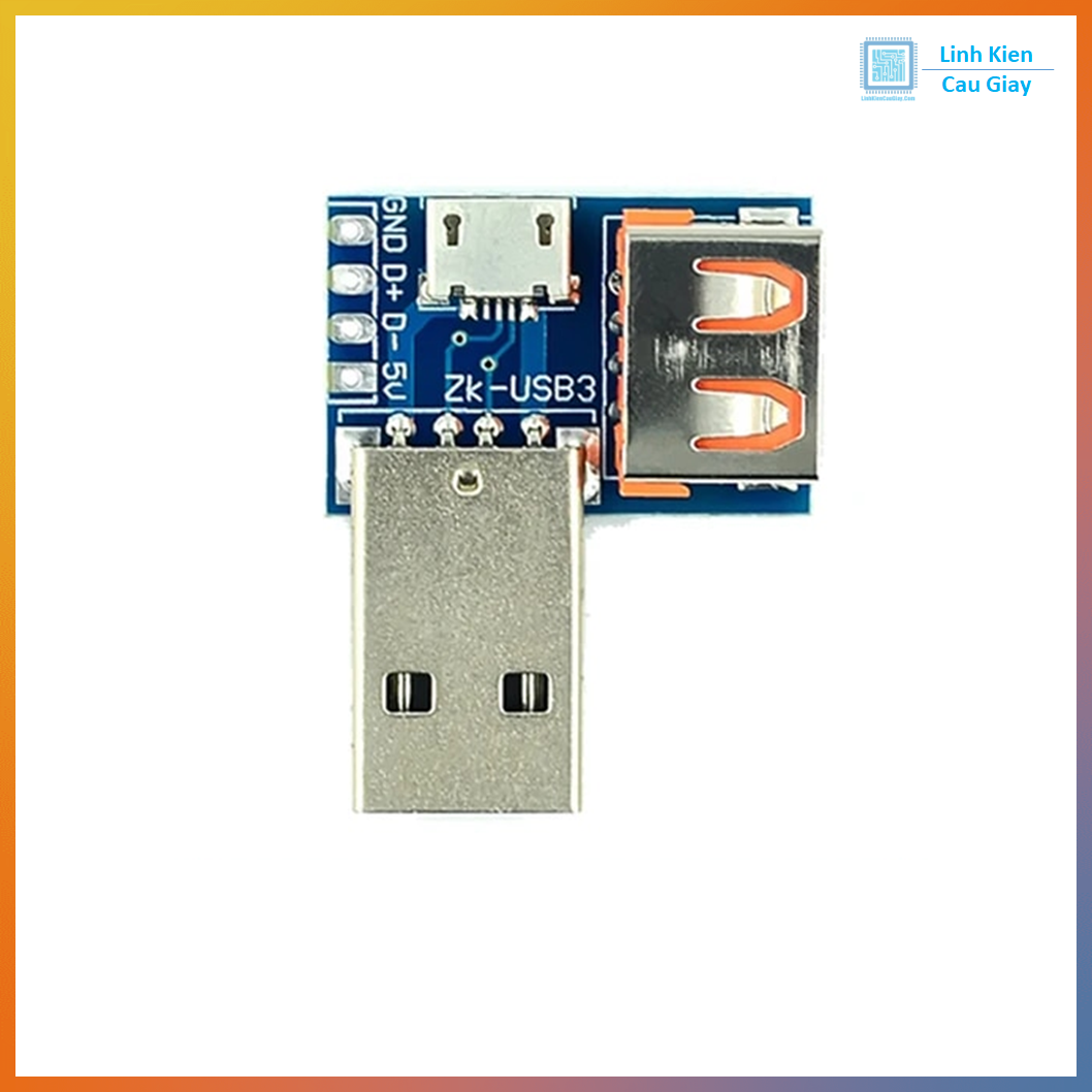 Đầu chuyển đổi cổng USB ra Micro USB, Type C Linh kiện Cầu Giấy