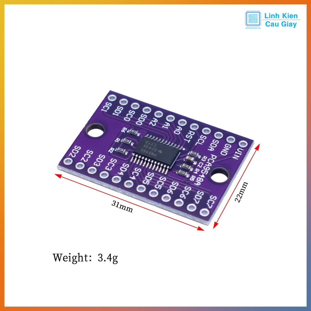 Pca9698 Module Module mở rộng giao tiếp I2C Expander Multiplexer TCA9548A Linh kiện ...