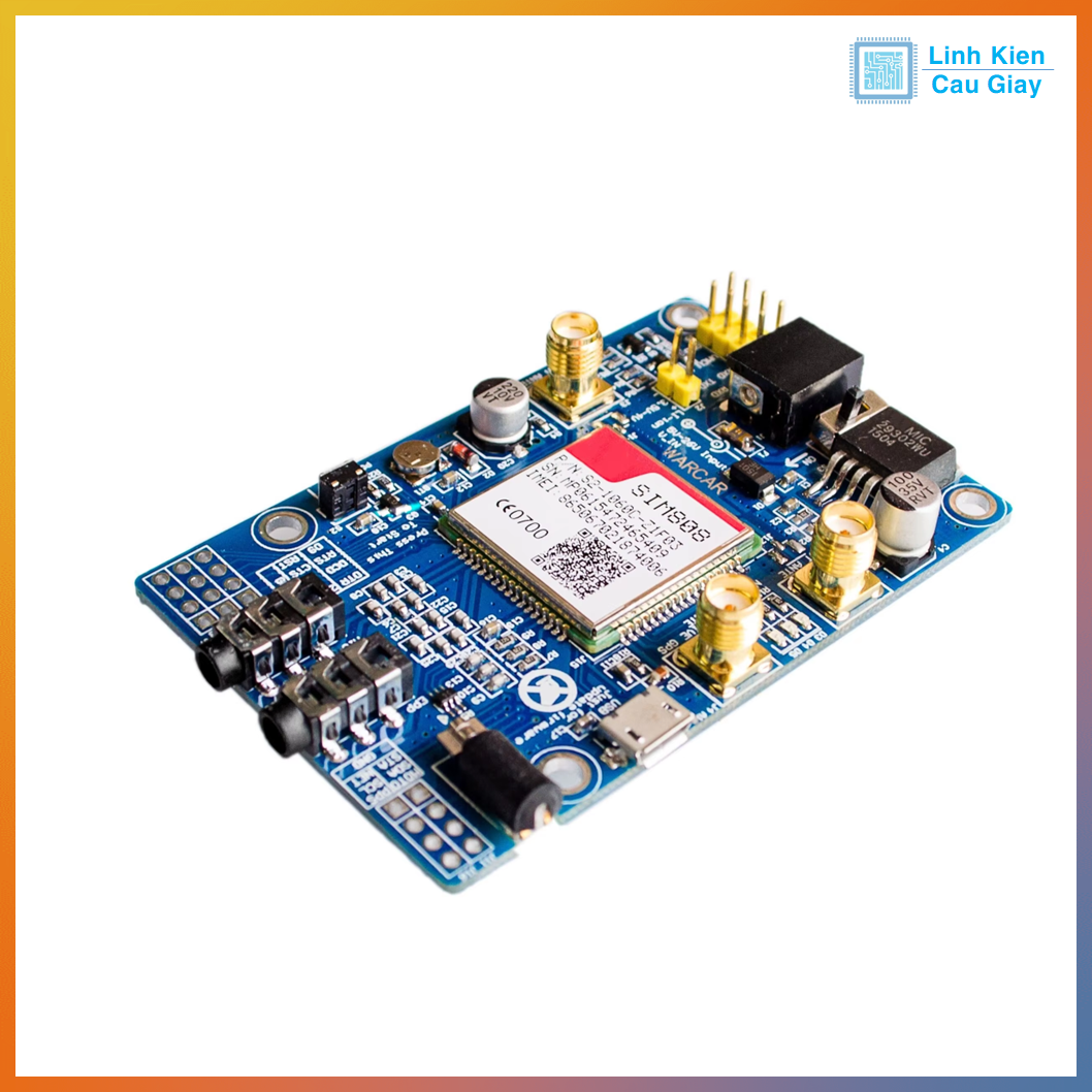 Module sim 808 GSM GPRS GPS Hỗ trợ thẻ SIM 2G 3G 4G Linh kiện Cầu Giấy